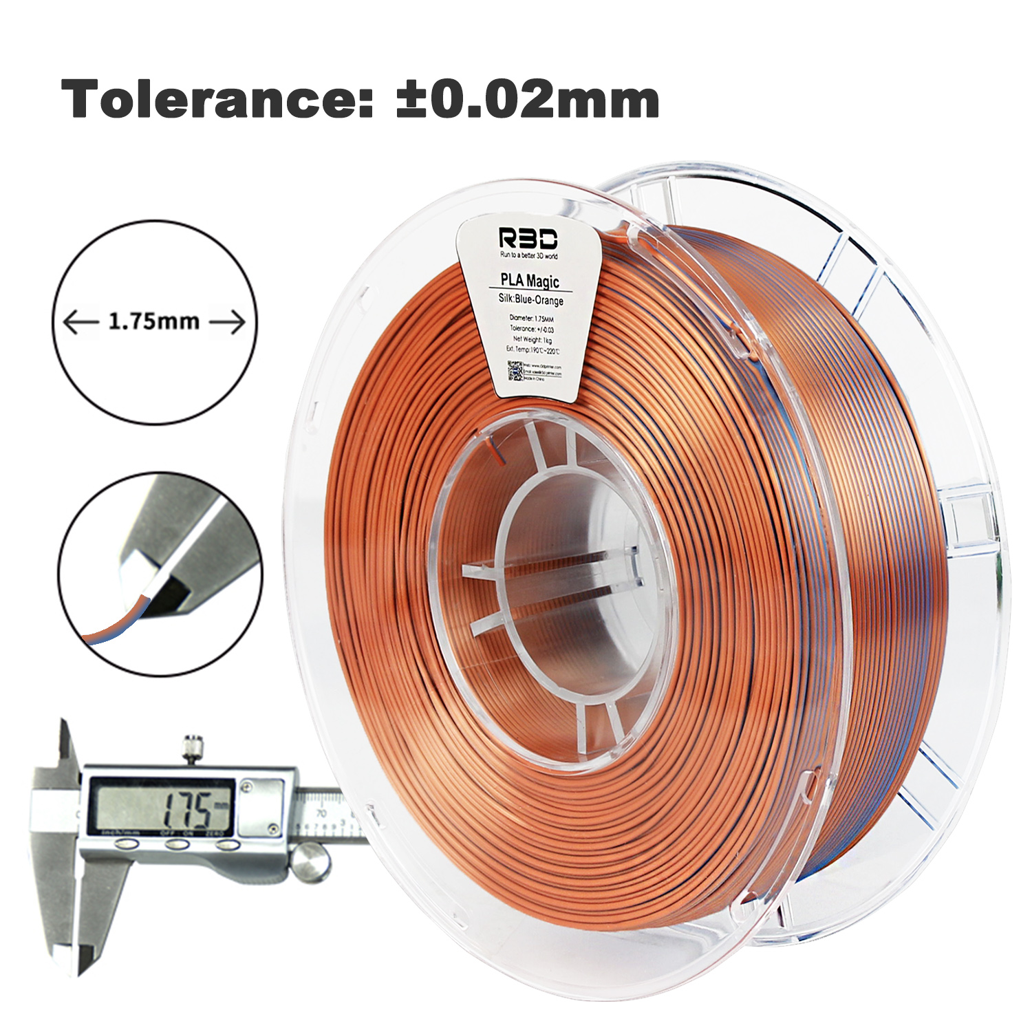 PLA Magic Dual Color 1kg Autumn - R3D - Image 4