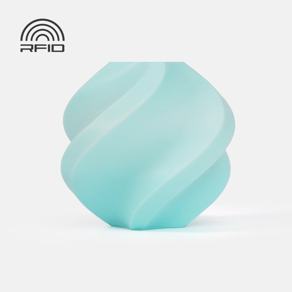 PLA Basic 1kg (With Spool) Blue-White Gradient (Artic Whisper) - Bambu Lab