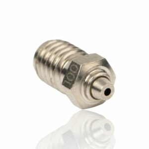 1.0mm CHT BiMetal Coated Nozzle M6×1×7.5×12.5 RepRap M6 E3D Revestimento de Níquel - Bondtech