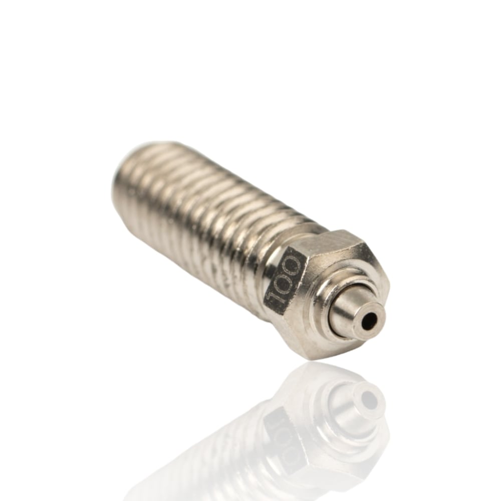 1.0mm CHT BiMetal Coated Nozzle M6×1×14.5×21 Volcano Revestimento de Níquel - Bondtech