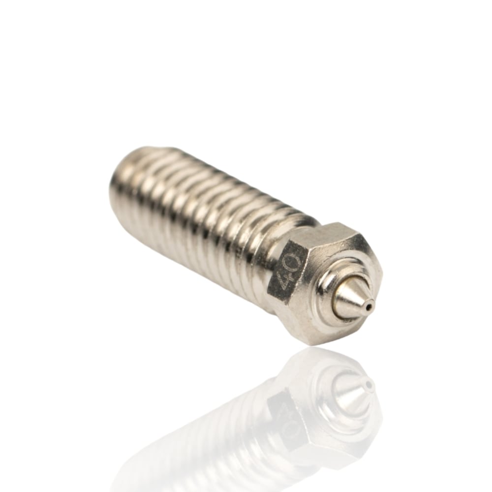 0.4mm CHT BiMetal Coated Nozzle M6×1×14.5×21 Volcano Revestimento de Níquel - Bondtech