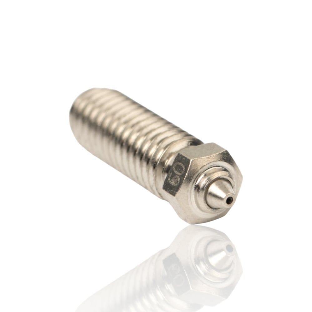 0.6mm CHT BiMetal Coated Nozzle M6×1×14.5×21 Volcano Revestimento de Níquel - Bondtech