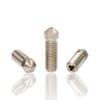 0.6mm CHT VOL Coated Brass Nozzle M6×1×14.5×21 1.75 E3D Volcano Revestimento de Níquel - Bondtech