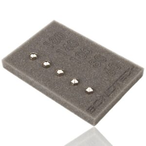 Pack 5 unidades CHT Coated Brass Nozzle M6×1×7.5×12.5 1.75 MOS E3D V6 Revestimento de Níquel - Bondtech