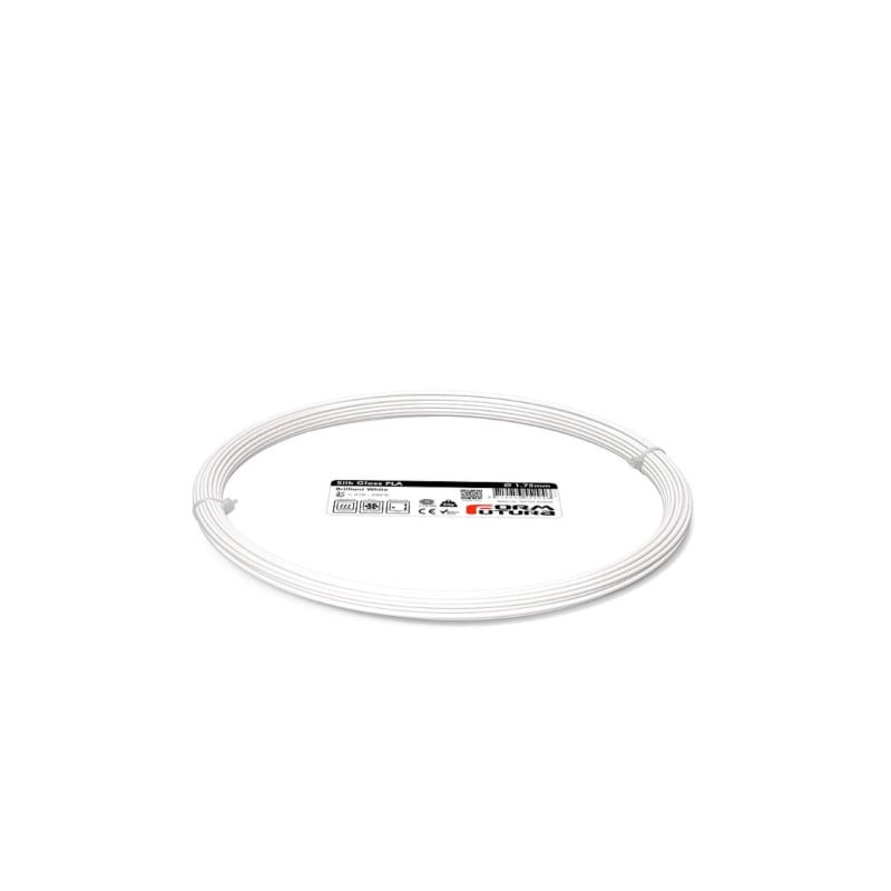 PLA Silk Gloss 50g (Amostra) Brilliant White - FORMFUTURA