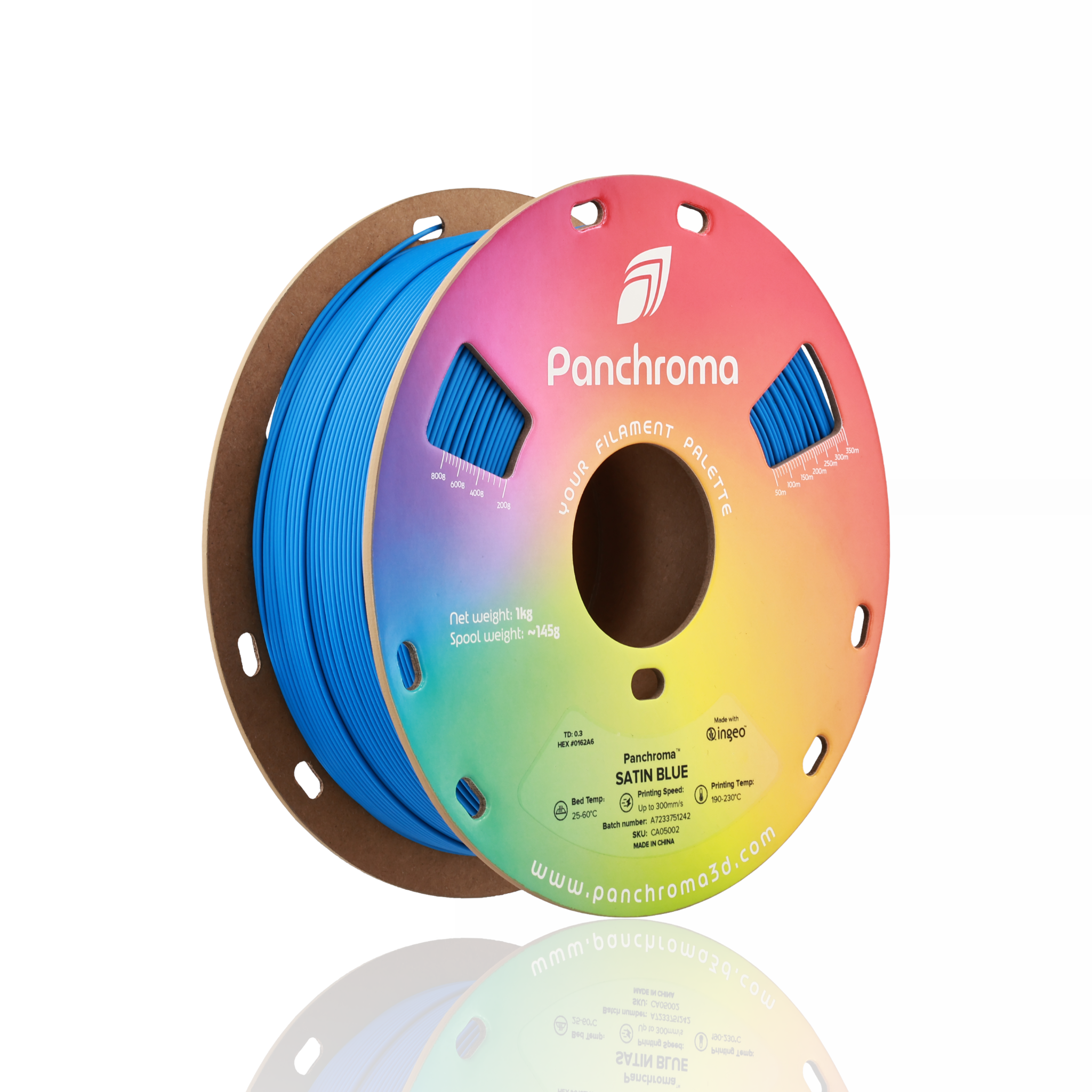 Panchroma™ PLA Satin 1kg Blue - Polymaker
