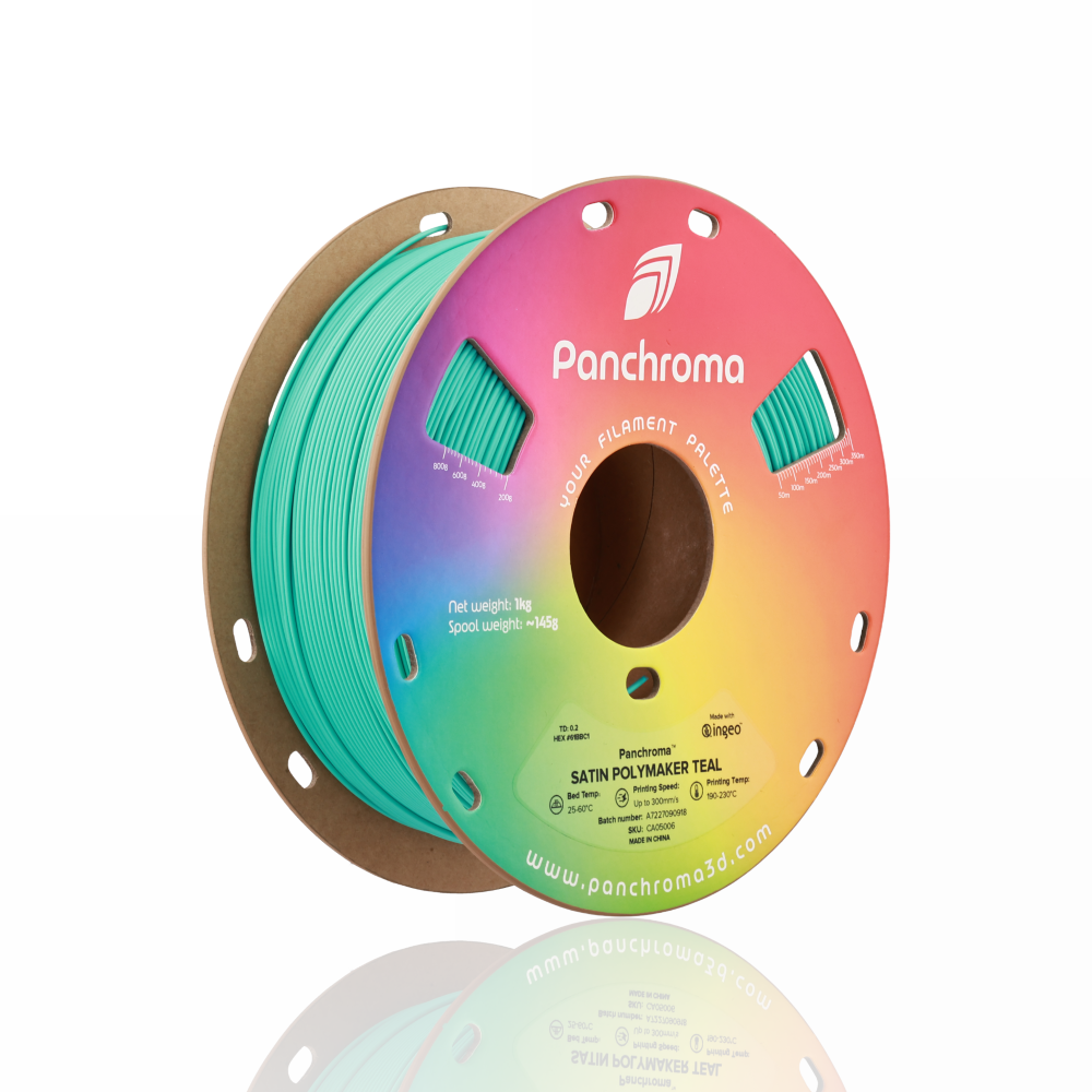Panchroma™ PLA Satin 1kg Polymaker Teal - Polymaker