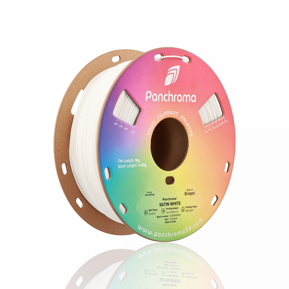 Panchroma™ PLA Satin 1kg White - Polymaker