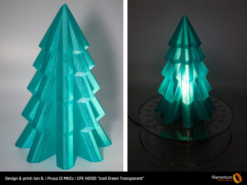 CPE HG100 750g Iced Green Transparent - FILLAMENTUM - Image 3