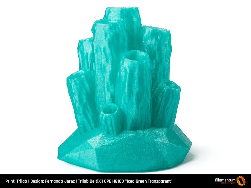 CPE HG100 750g Iced Green Transparent - FILLAMENTUM - Image 6