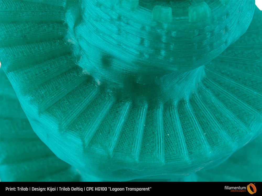 CPE HG100 750g Lagoon Transparent - FILLAMENTUM - Image 3