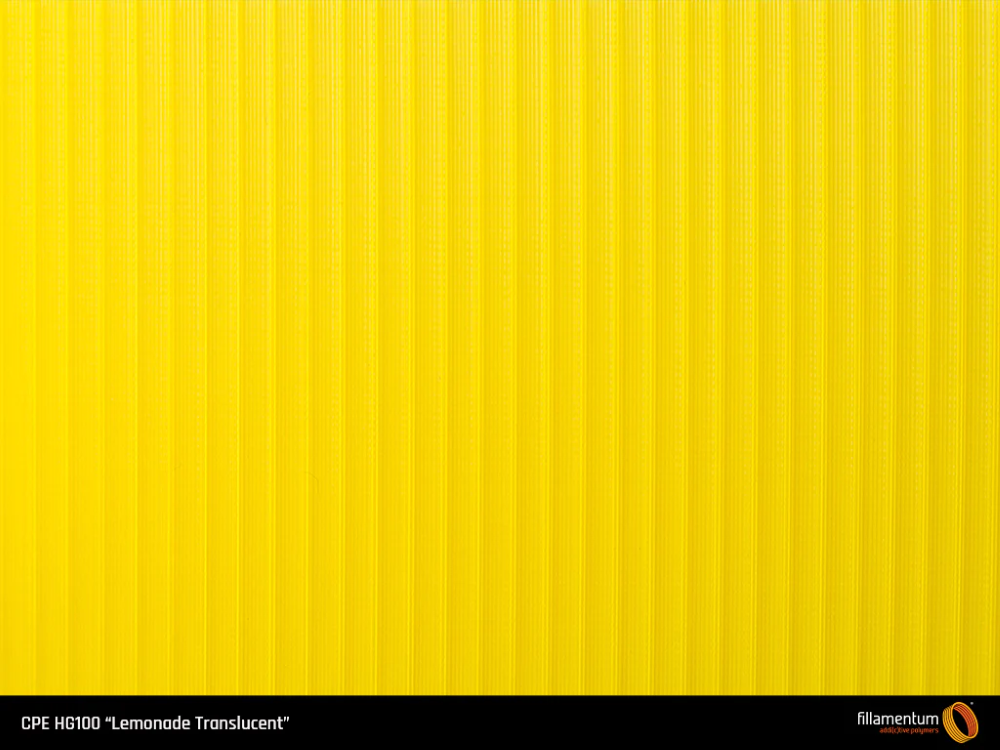 CPE HG100 750g Lemonade Translucent - FILLAMENTUM - Image 2