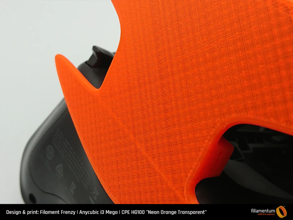 CPE HG100 750g Neon Orange Transparent - FILLAMENTUM - Image 9