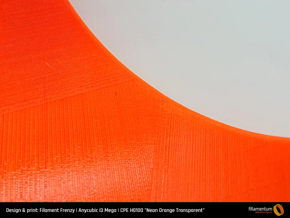 CPE HG100 750g Neon Orange Transparent - FILLAMENTUM - Image 3