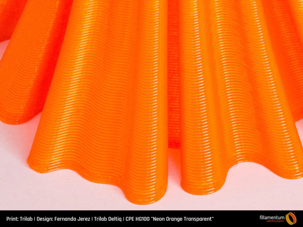 CPE HG100 750g Neon Orange Transparent - FILLAMENTUM - Image 4