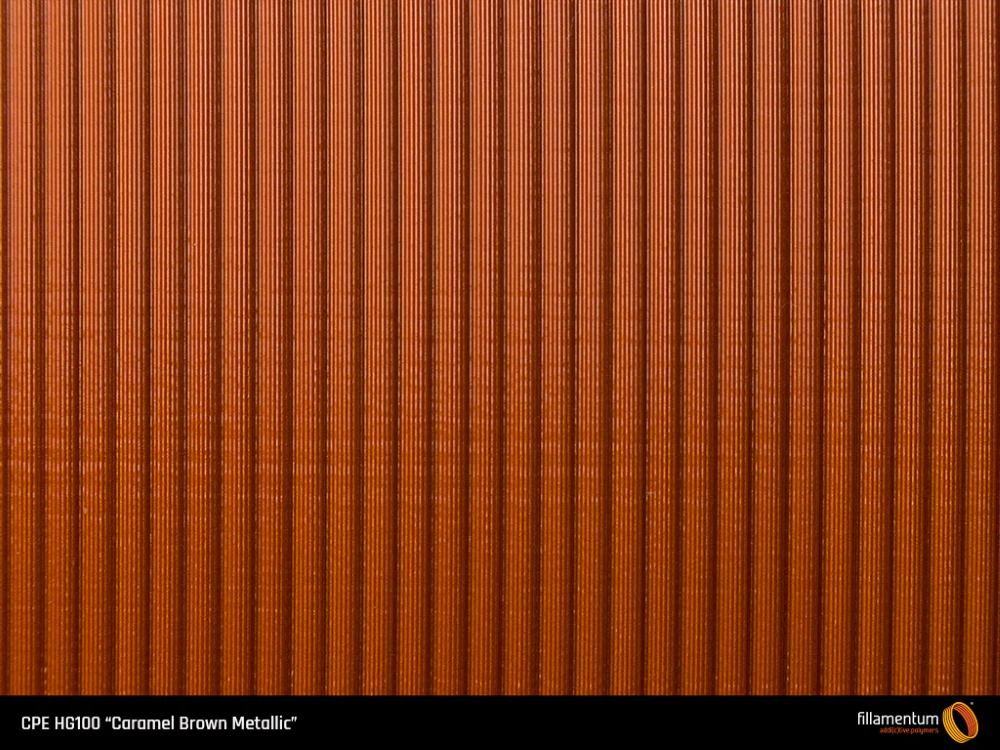 CPE HG100 750g Caramel Brown Metallic - FILLAMENTUM - Image 2