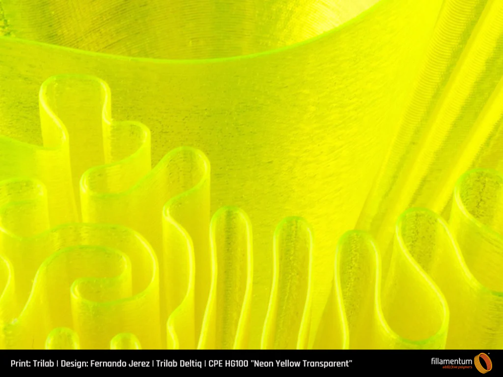CPE HG100 750g Neon Yellow Transparent - FILLAMENTUM - Image 6