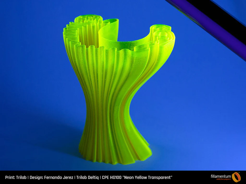 CPE HG100 750g Neon Yellow Transparent - FILLAMENTUM - Image 7