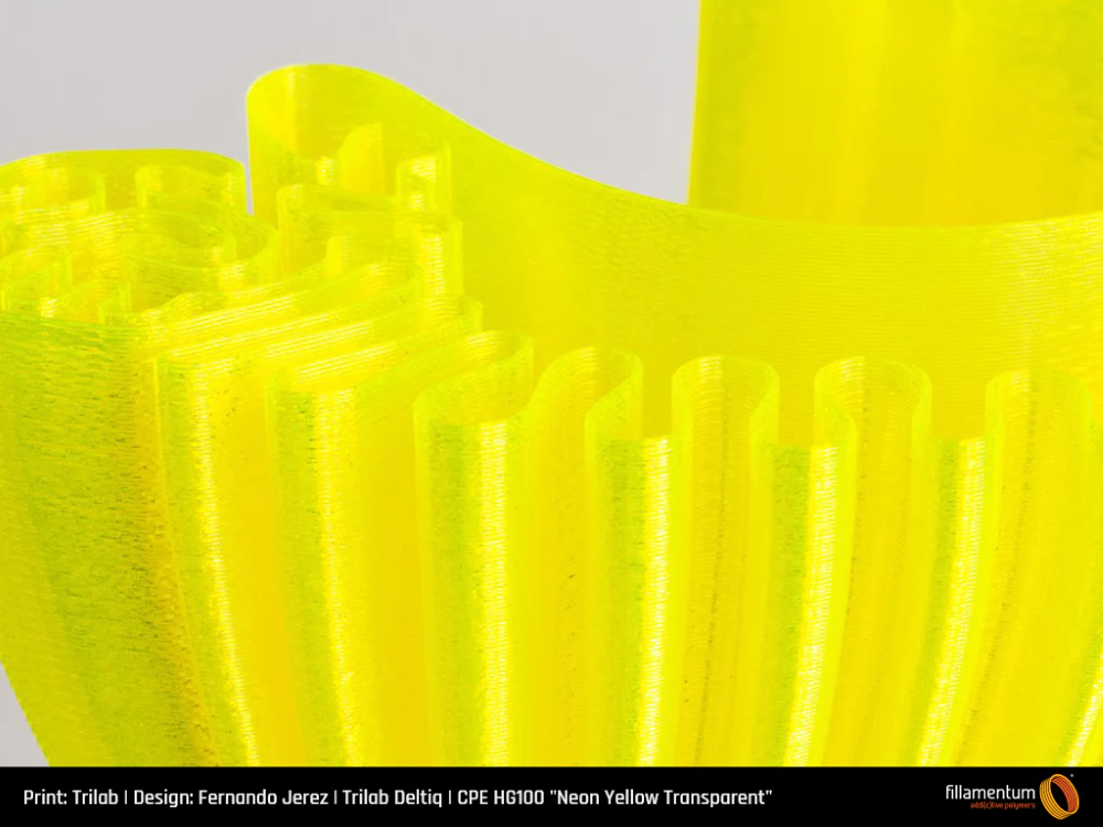 CPE HG100 750g Neon Yellow Transparent - FILLAMENTUM - Image 3
