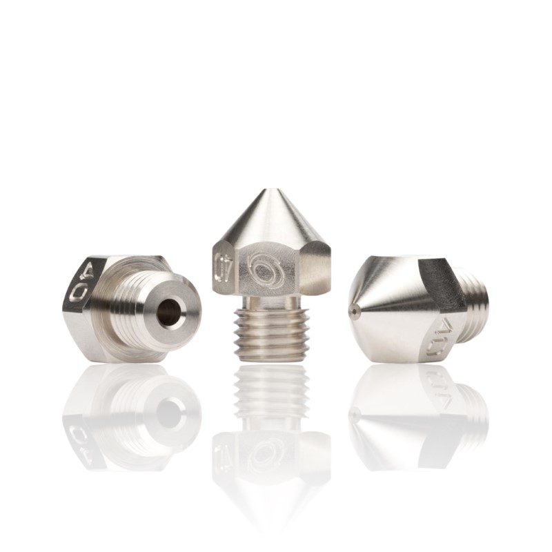 0.4mm Latão Coated Nozzle M6×0.75×5×13 1.75 CR-10S PRO MAX Revestimento de Níquel - Bondtech