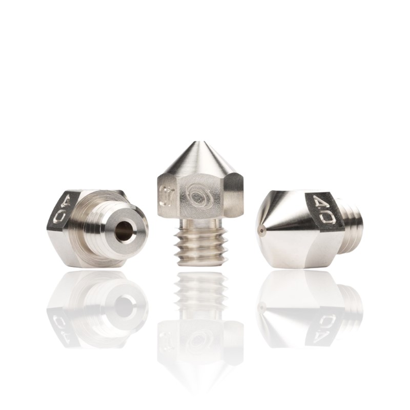 0.25mm Latão Coated Nozzle M6×1×5×13 1.75 MK8 Revestimento de Níquel - Bondtech