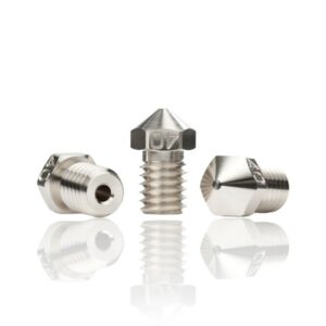 0.25mm Latão Coated Nozzle M6×1×7.5×12.5 MOS 1.75 E3D V6 Revestimento de Níquel - Bondtech