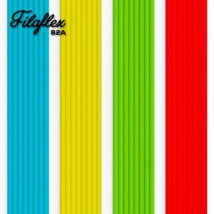 PACK Filaflex TPE 82A 200g (Blue, Yellow, Green, Red) - RECREUS