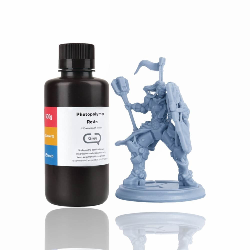 500g Resina Impressão 3D Fotopolímero ABS Grey - Elegoo Mars