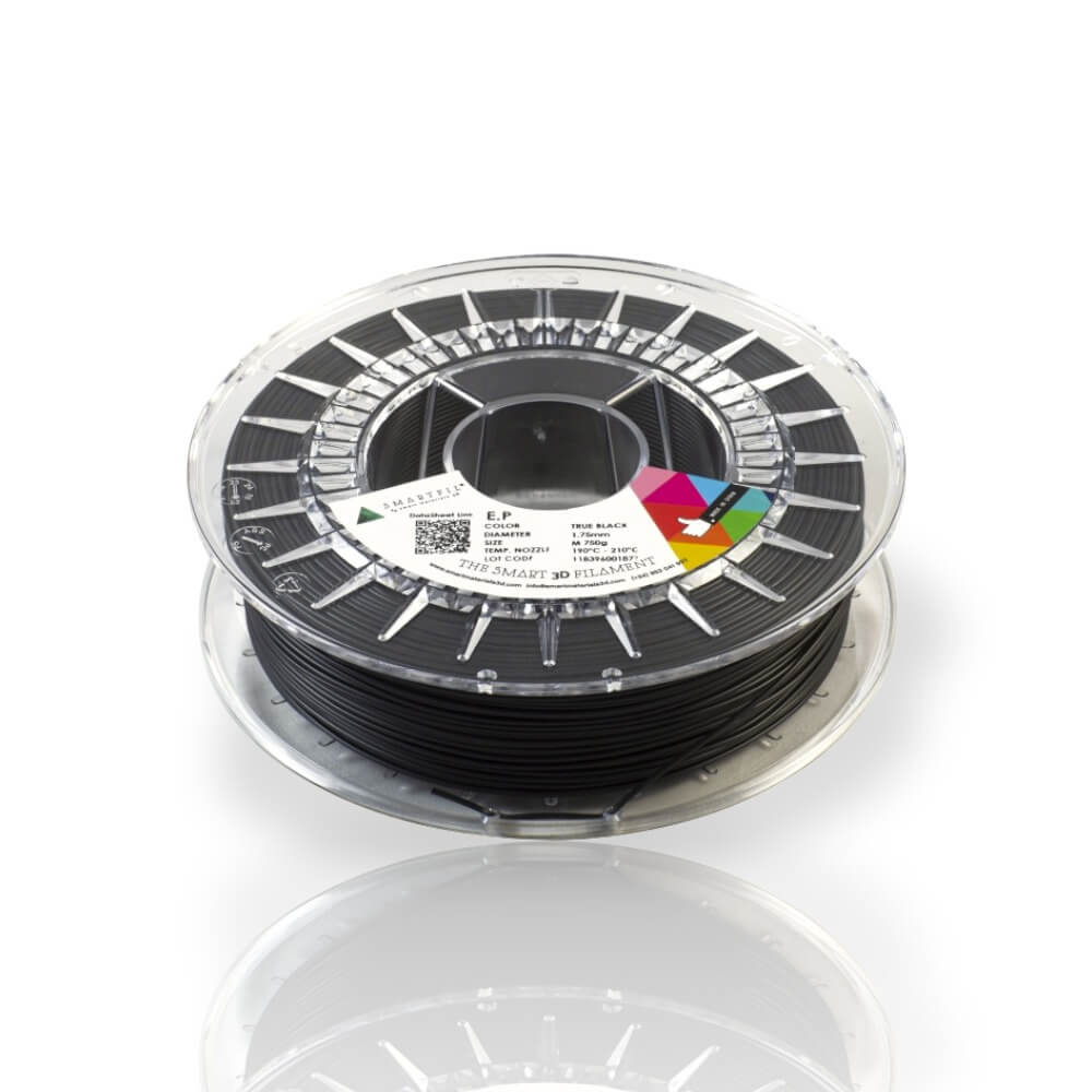 PLA Smartfil EP True Black M 750g Preto - Smart Materials 3D