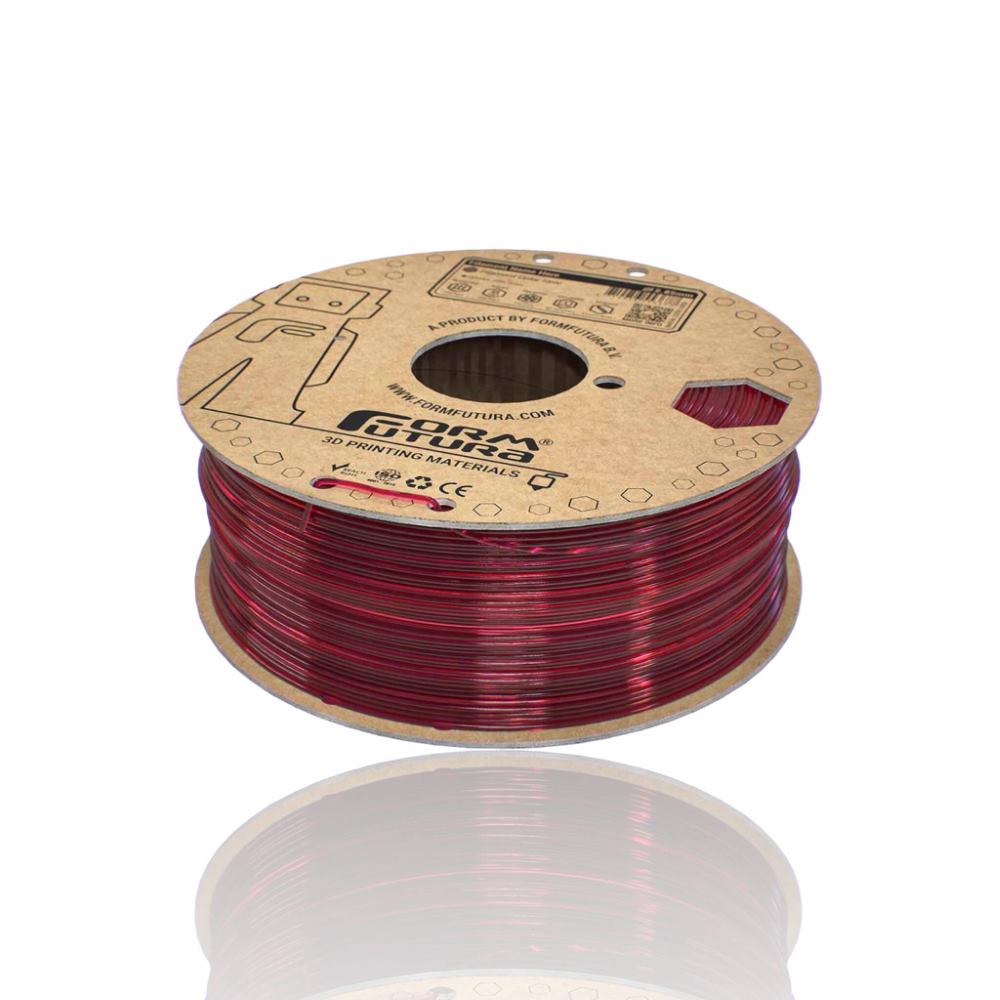ePETG EasyFil 1kg Transparent Red - FORMFUTURA