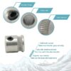 Engrenagem dentada Polia MK8 5mm Alimentador do Extrusor (Feed wheel feeder ) - AIMSOAR