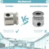 Engrenagem dentada Polia MK7 5mm Alimentador do Extrusor (Feed wheel feeder ) - AIMSOAR