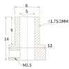 Engrenagem dentada Polia Mendel 5mm Alimentador do Extrusor (Feed wheel feeder ) - AIMSOAR
