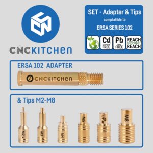 Conjunto Soldering Tips SET Ersa Adapter 2 (+ Tips ONLY Set) - CNC Kitchen