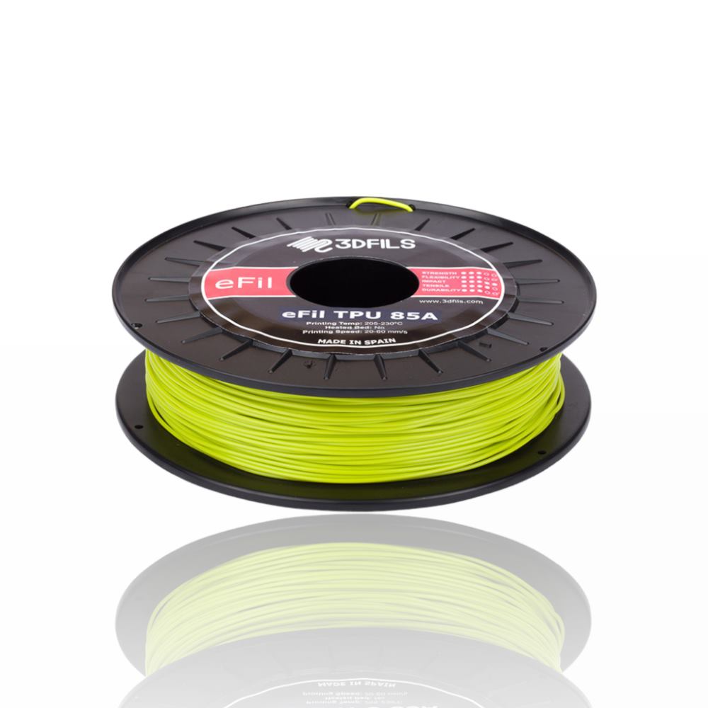 eFil TPU 85A 250g Lime - 3DFILS - Image 2