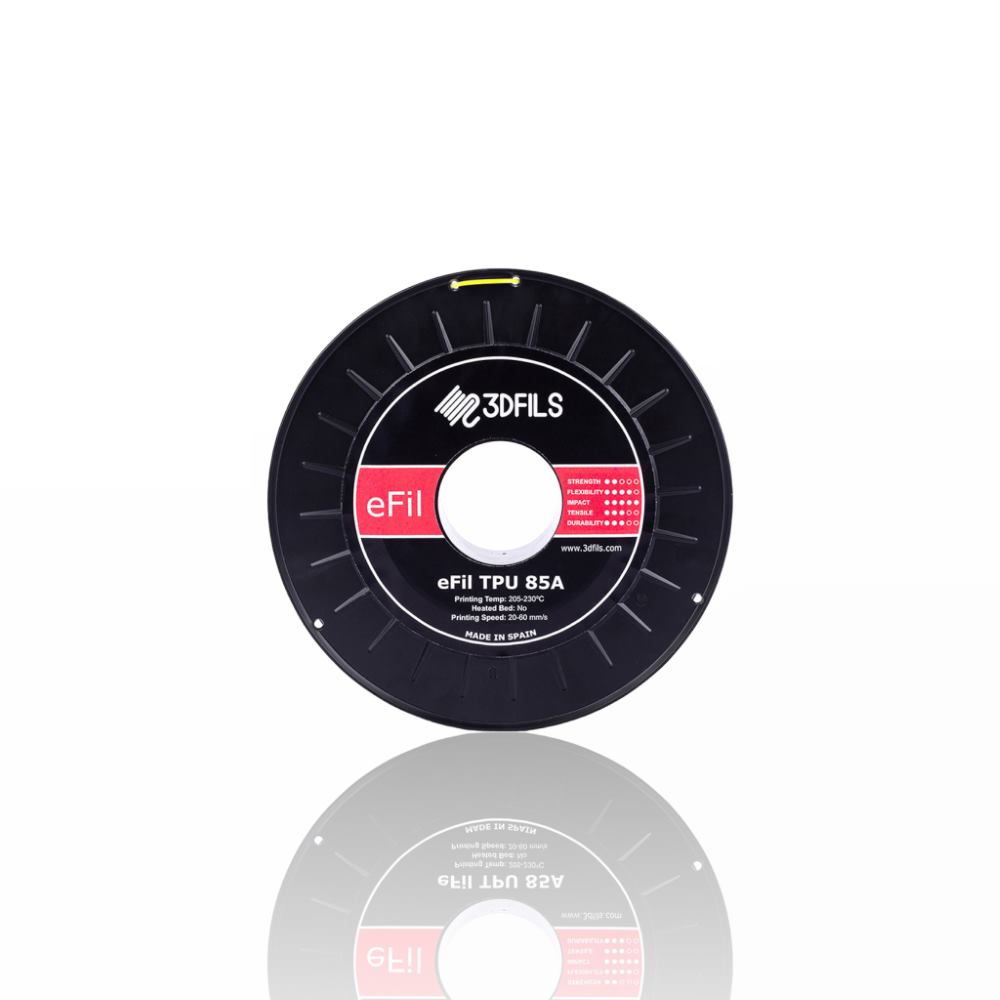 eFil TPU 85A 500g Yellow - 3DFILS - Image 5