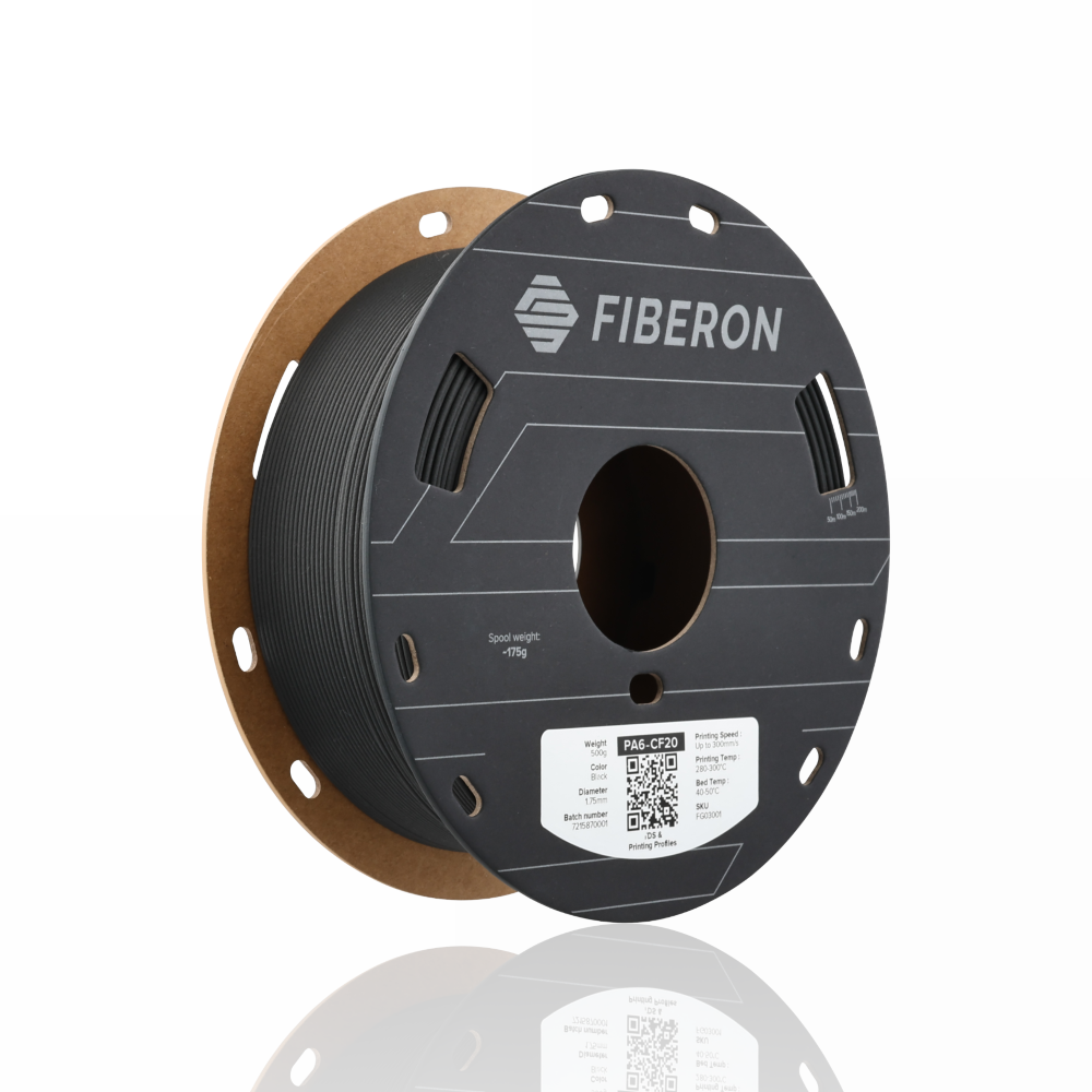 Fiberon™ PA6-CF20 1.75 500g - Black - Polymaker