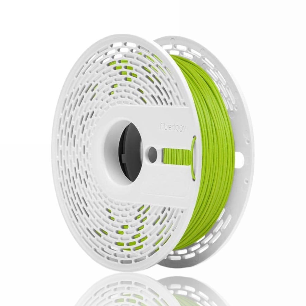 Nylon 10M (AMOSTRA) PA12+GF15 Light Green (Fibras de Vidro) - Fiberlogy