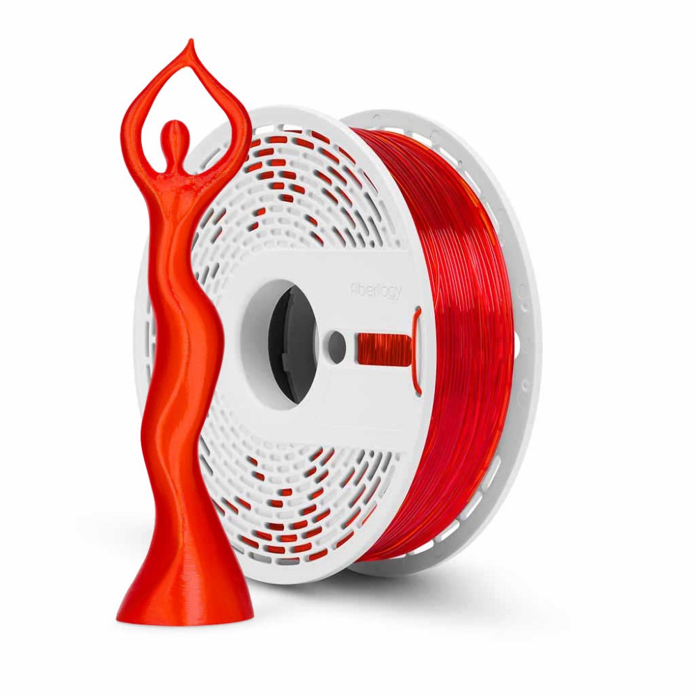 HS PLA CLEAR 850g Orange - Fiberlogy