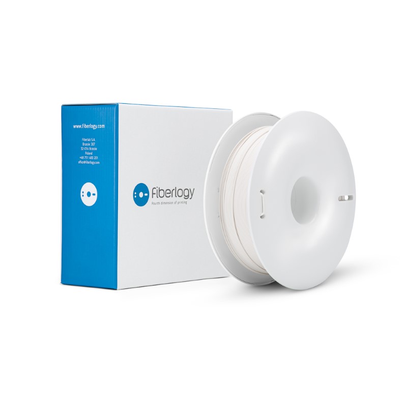2.85mm Mineral PLA 850g White (cerâmico) - Fiberlogy - Image 2