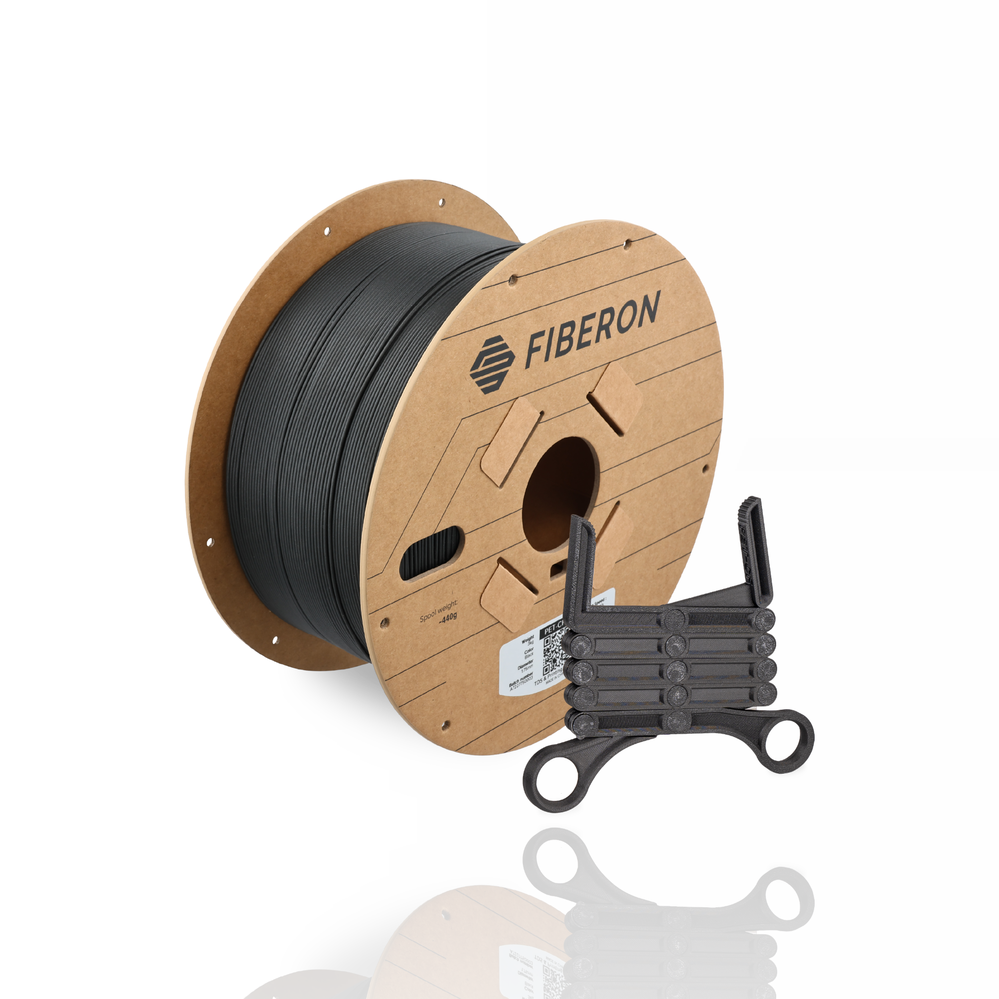 Fiberon™ PET-CF17 1.75 3kg - Black - Polymaker - Image 2
