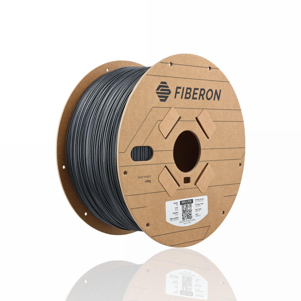 Fiberon™ PPS-CF10 1.75 3kg - Black - Polymaker