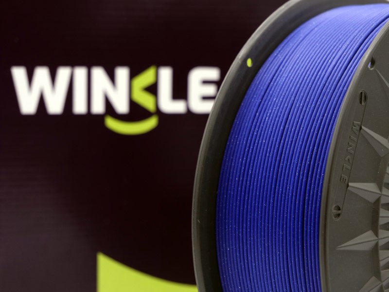 PLA HD 10m (Amostra) GLITTER Azul Noche Midnight Blue - WINKLE - Image 5