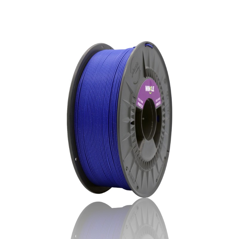 PLA HD 10m (Amostra) GLITTER Azul Noche Midnight Blue - WINKLE