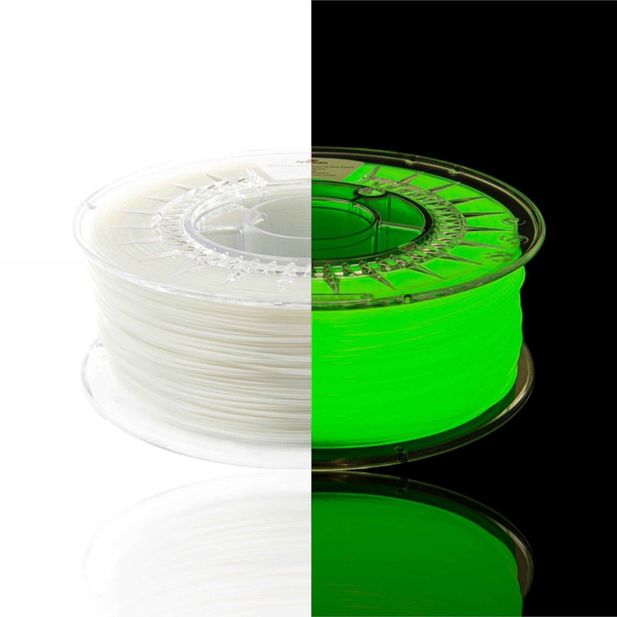 ASA Glow in the Dark 1kg Yellow Green - Spectrum Filaments - Image 2
