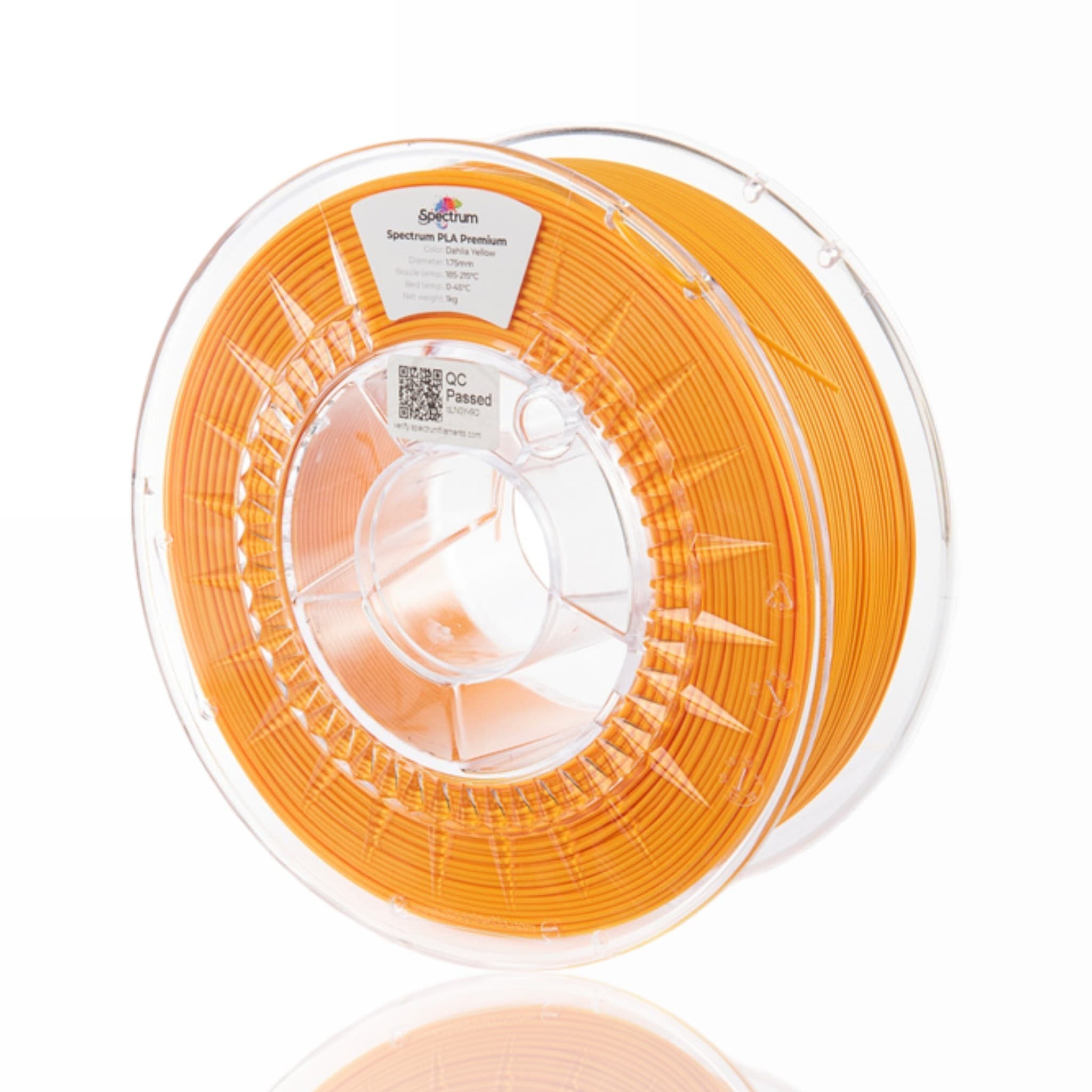 PLA Premium 1kg Dahlia Yellow - Spectrum Filaments
