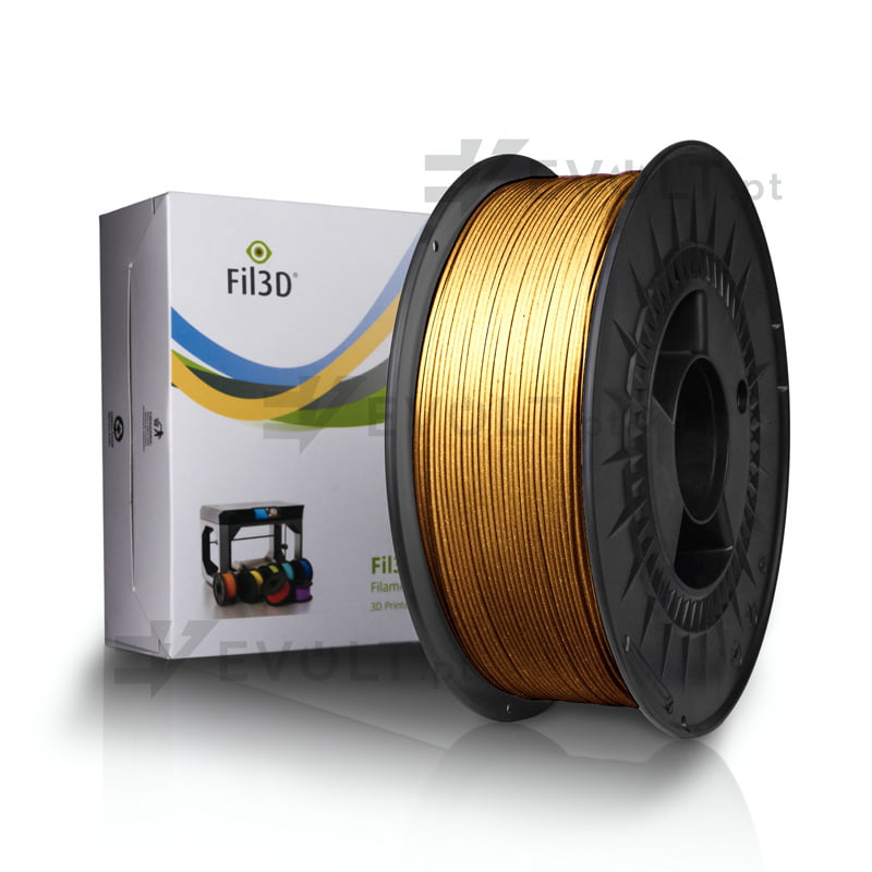 PLA FIL3D 4032D 1kg Ouro Glitter - Tucab