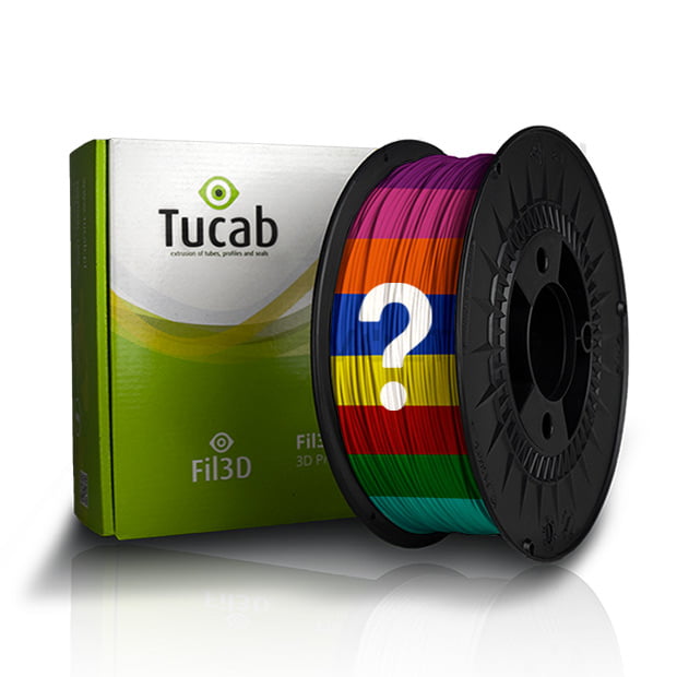 CLASSE B - PLA FIL3D 1kg (cor aleatória) - Tucab