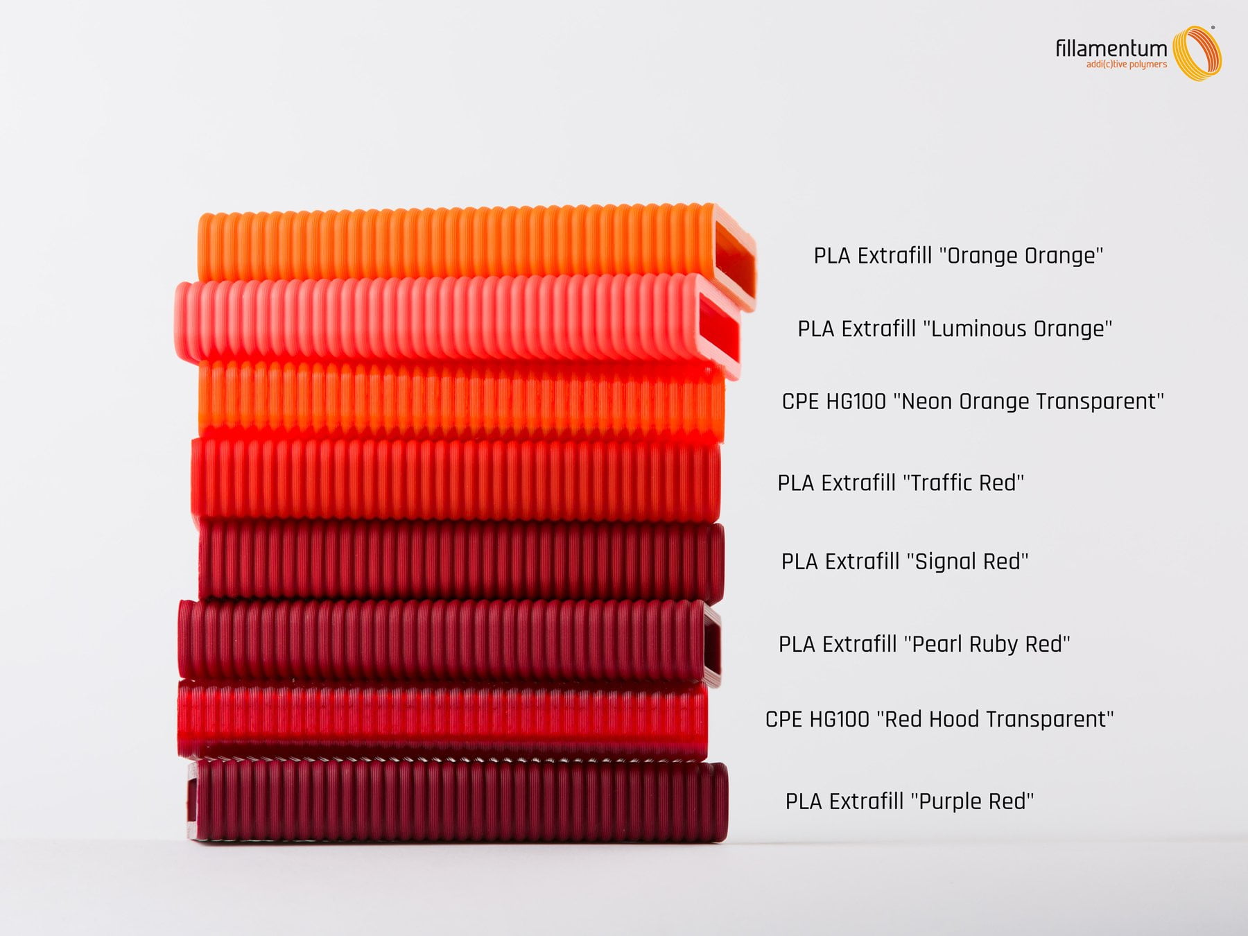 PLA Extrafill Traffic Red - Fillamentum - Image 9