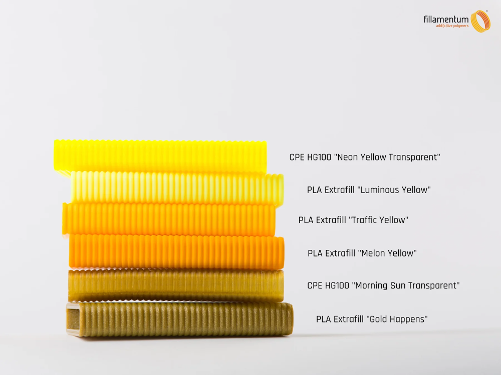 PLA 750g Extrafill Luminous Yellow - Fillamentum - Image 9